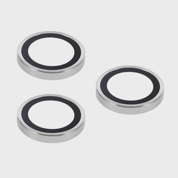 Kameraskydd i härdat glas för iPhone 17 Pro Max - Silver