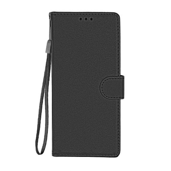 Flip Stand Leather Wallet Case For Samsung Galaxy S20 Plus Black