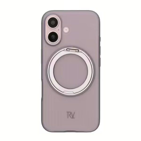 Rvelon 360 roterande mobilfodral för iPhone 16 Grå