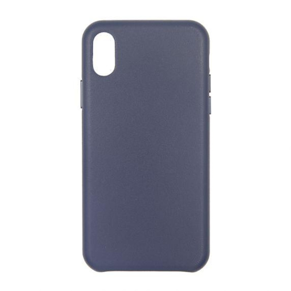 Fitted Leather Case For iPhone X/XS Blue