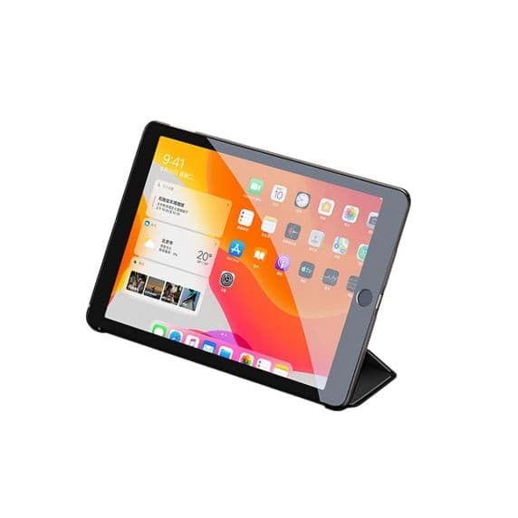 Flip Stand Leather Case For iPad 10.2 Black
