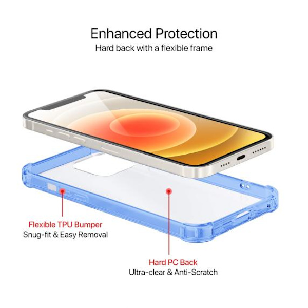 iPhone 12 mini Shockproof Case Blue
