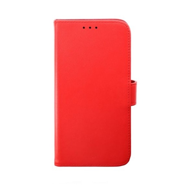 iPhone 14 Pro Plånboksfodral Läder Rvelon Färg Röd