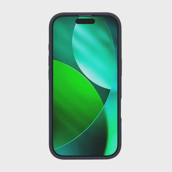 Mobilskal Silikon med Kamera Metallram för iPhone 17 - Blå