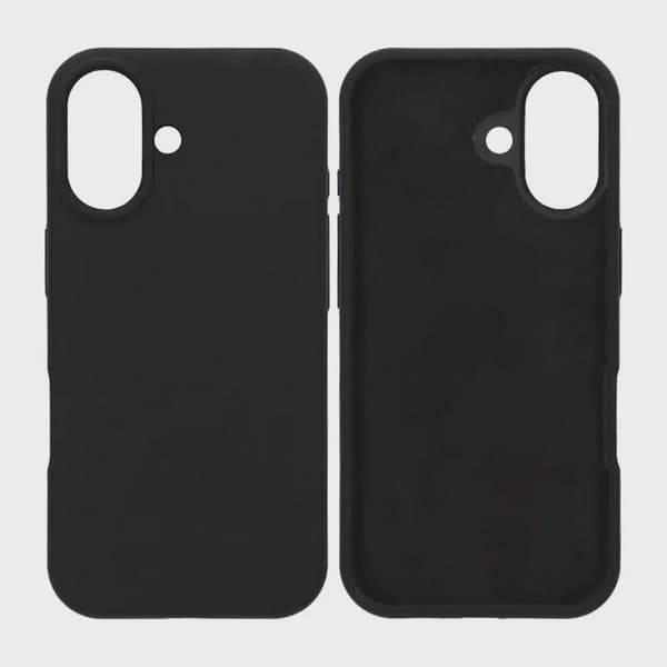 Mobilskal Mjukt Silikon för iPhone 17 - Svart