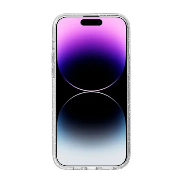 iPhone 15 Mobilskal Glitter Magsafe - Transparent