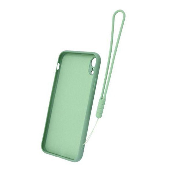 iPhone XR Soft Liquid Silicone Case With Magnetic Ring Holder St