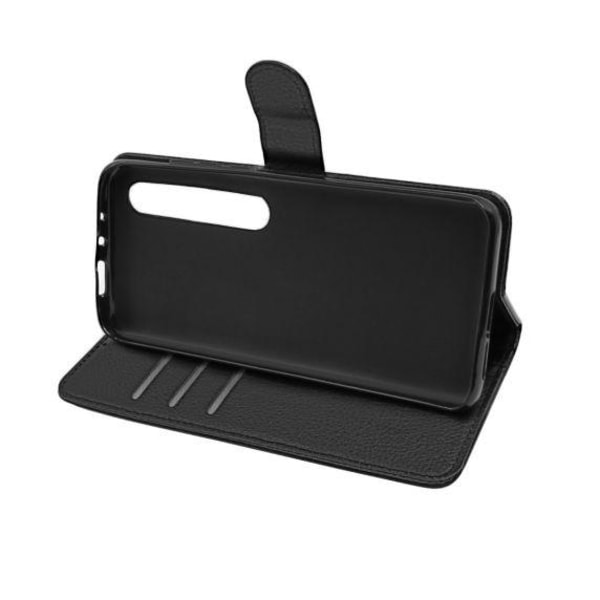 Plånboksfodral Läder med Stativ - Xiaomi Mi 10 Pro 5G - Svart