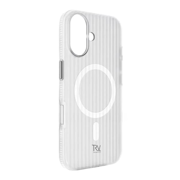 Rvelon Mobilskal Korrugerad Magsafe för iPhone 17 - Vit
