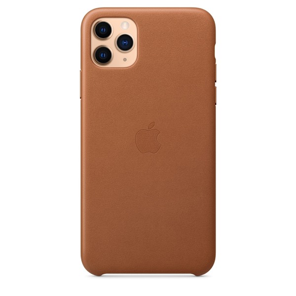 iPhone 11 Pro Max Leather Case - Saddle Brown