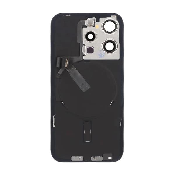 iPhone 15 Pro Baksida Glas Komplett OEM - Titansvart