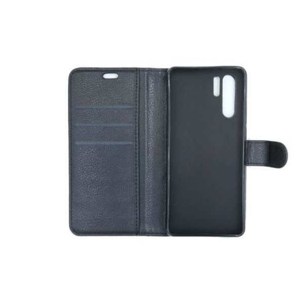 Flip Stand Leather Wallet Case For Huawei P30 Pro Black