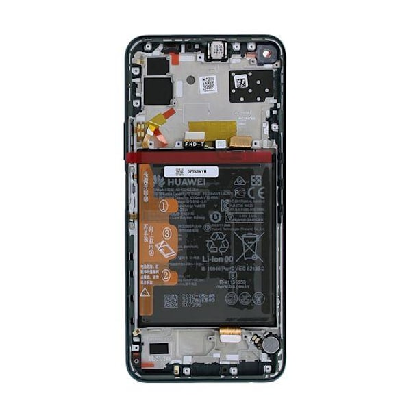Huawei P40 Lite 5G Skärm/Display med Batteri Original - Grön