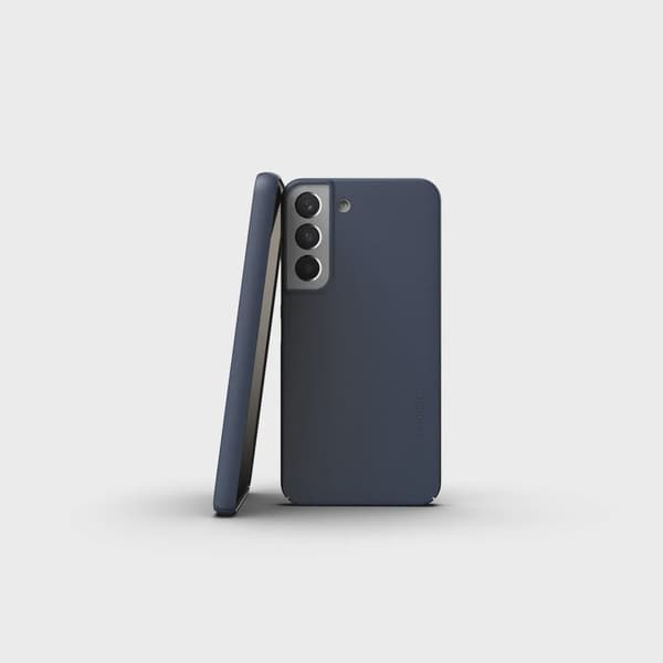 Nudient Samsung Galaxy S22 Skal Thin Case V3 Midwinter Blue