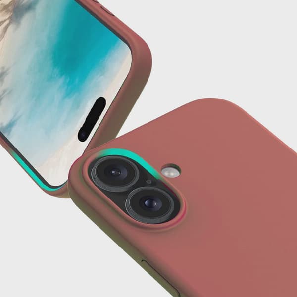 Rvelon Mobilskal Silikon MagSafe för iPhone 17 - Mocka Rosa
