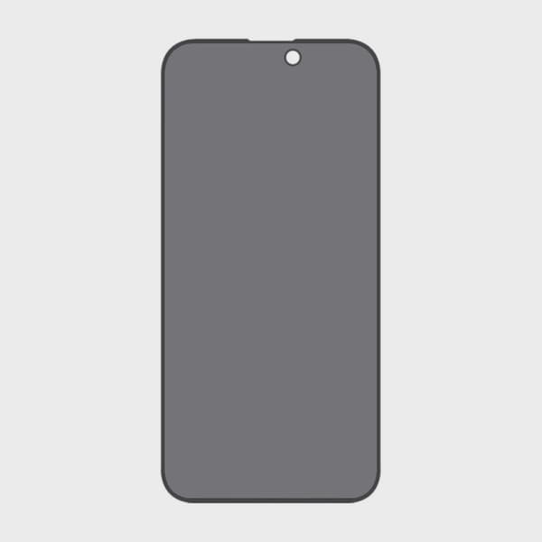 Skärmskydd Privacy Härdat Glas iPhone 15 Pro Max Velos (miljö)