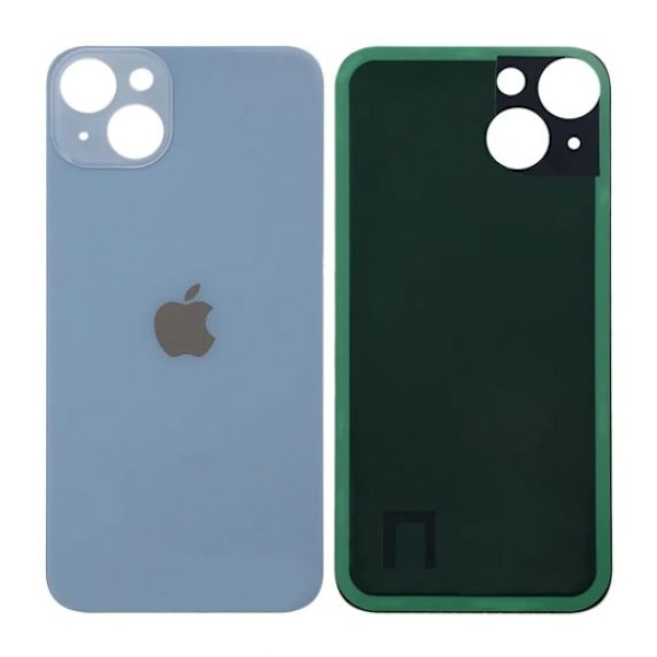 iPhone 14 Baksida Glas - Blå