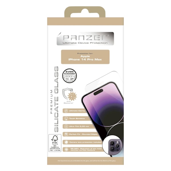 iPhone 14 Pro Max Full-Fit Silicate Glass