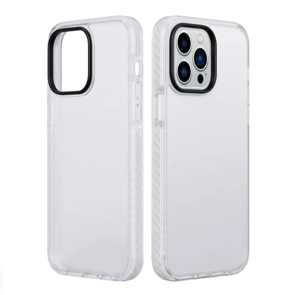 iPhone 13 Pro Stöttåligt TPU Mobilskal - Vit