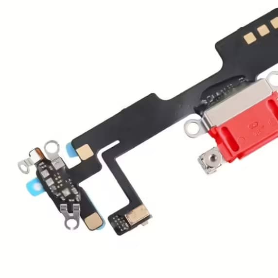 iPhone 14 Laddkontakt med Flexkabel Original - Röd