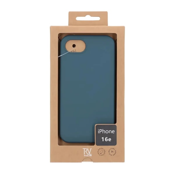iPhone 16e Mobilskal Silikon - Blågrön
