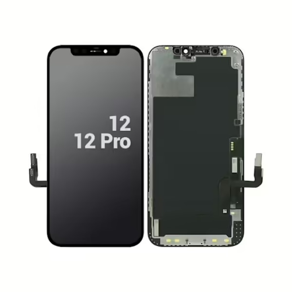 iPhone 12/12 Pro In-Cell LCD Skärm Svart