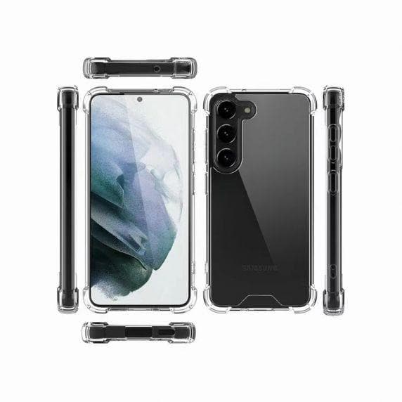 Samsung S23 5G Stöttåligt Mobilskal - Transparent