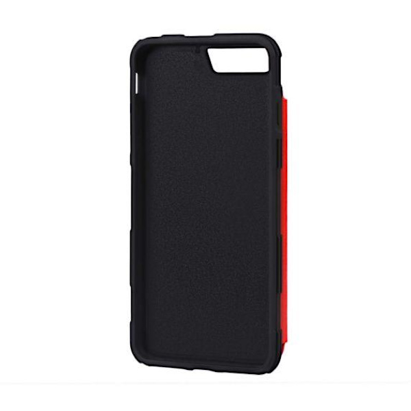 PU Leather Back Flip Kickstand Card Case Red For iPhone 7 Plus/8 Plus
