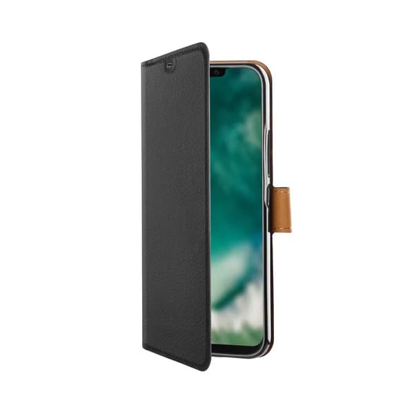 Cover XQISIT Slim Wallet Selection for Mate 20 lite black