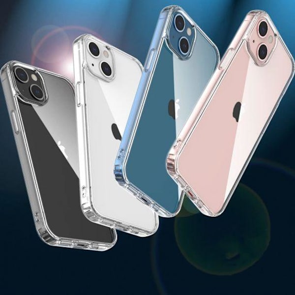 RV Shockproof bumper Case Transparent for iPhone 14 Plus