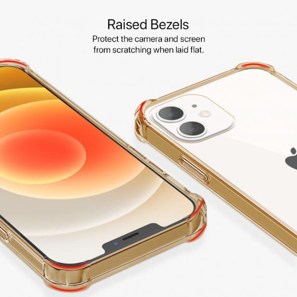 iPhone 12 mini Shockproof Case Gold