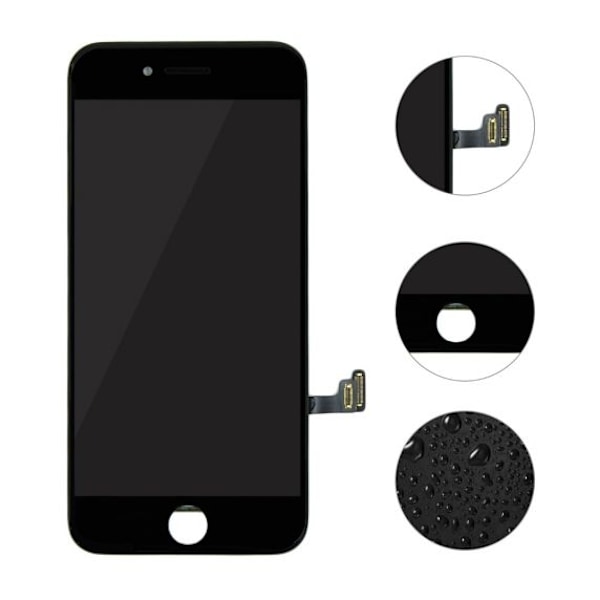 iPhone 7 Skärm Med Display Refurbished - Svart