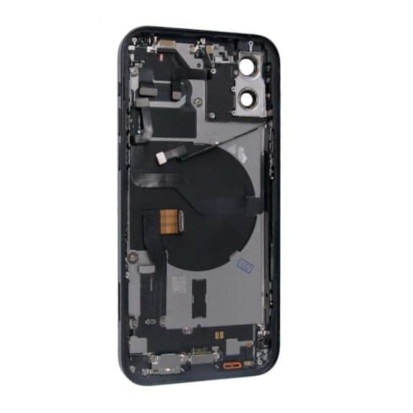 iPhone 12 Baksida med Komplett Ram - Svart