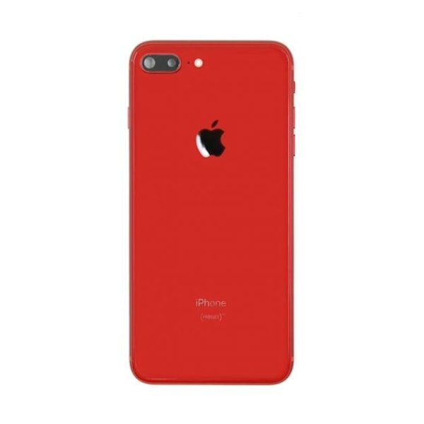 iPhone 8 Plus Baksida Med Komplett Ram - Röd