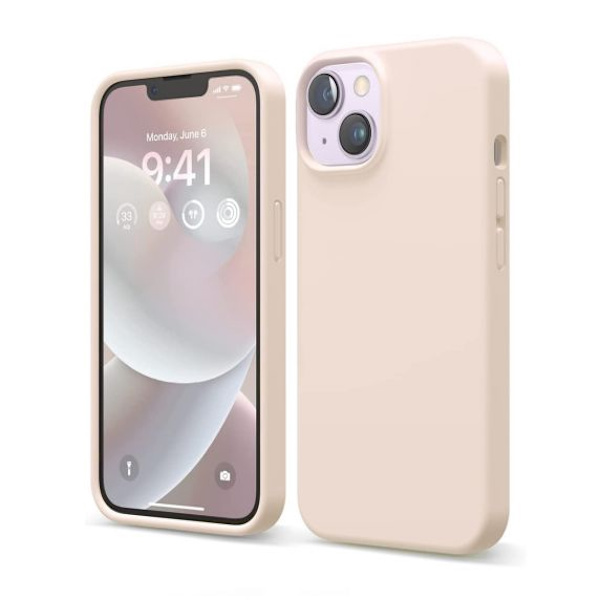 Silicone Case iPhone 15 - Sand Pink