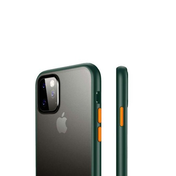 TPU Edge Transparent Shockproof Case For iPhone 11 Pro Max Green
