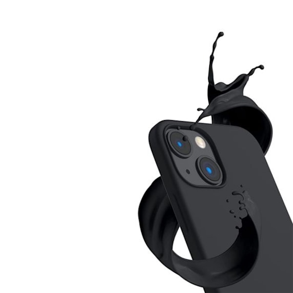 Mobilskal Silikon iPhone 13 Mini - Svart