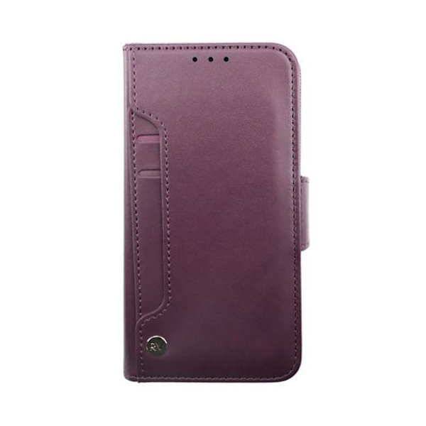 iPhone 14 Pro Max Plånboksfodral Extra Kortfack Rvelon Lila Färg