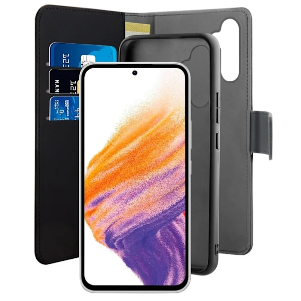 Puro Samsung Galaxy A54 5G Fodral Wallet Detachable 2 in 1 Svart