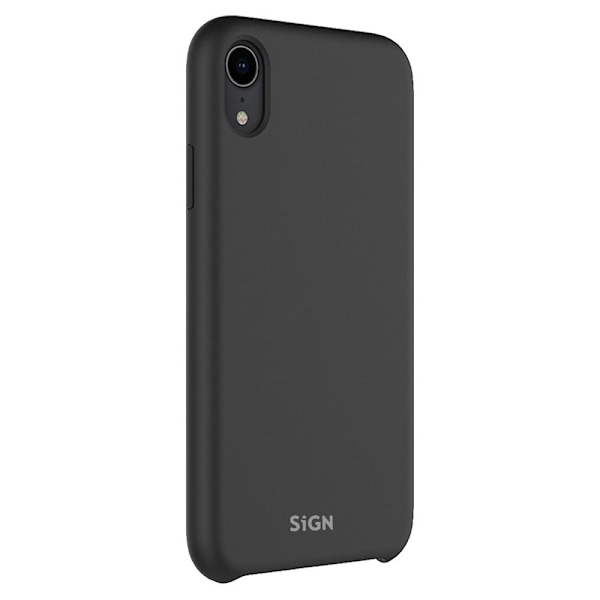 SiGN Liquid Silicone Case för iPhone 12 Mini - Svart