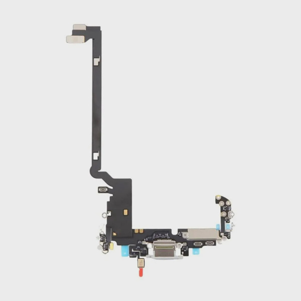 Laddkontakt med Flexkabel för iPhone 17 Pro Max - Silver