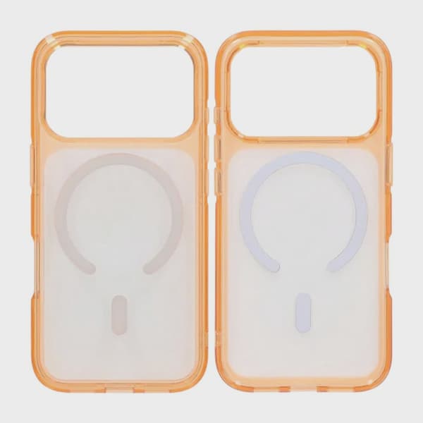 Magsafe-skal TPU för iPhone 17 Pro Max - Orange Transparent