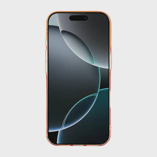 Ultratunt Mobilskal med Kameraskydd för iPhone 17 Pro - Orange
