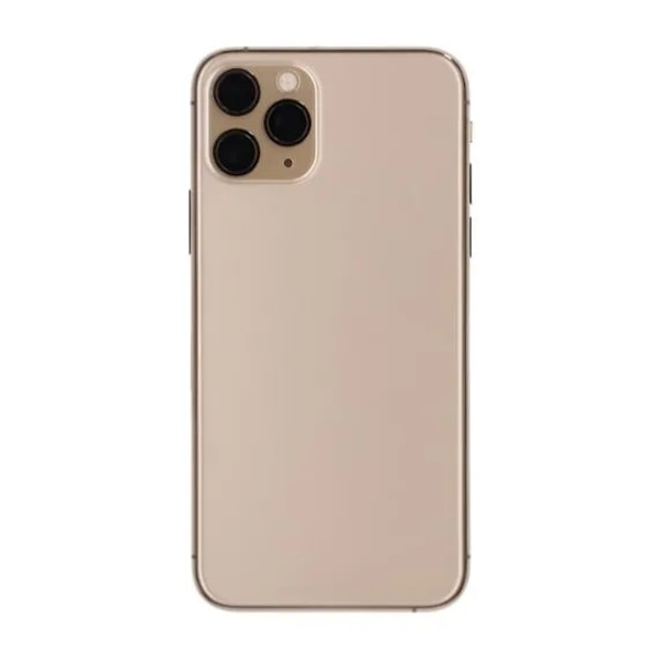 iPhone 11 Pro Max Baksida med Komplett Ram Premium - Guld