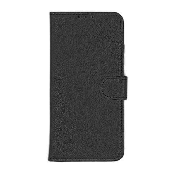 Flip Stand Leather Wallet Case For Xiaomi Note 10 Black