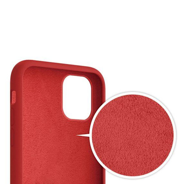 Silicon Case Red For iPhone 11