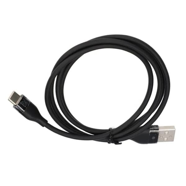 Rvelon USB-A till USB-C Kabel 1 Meter - Svart