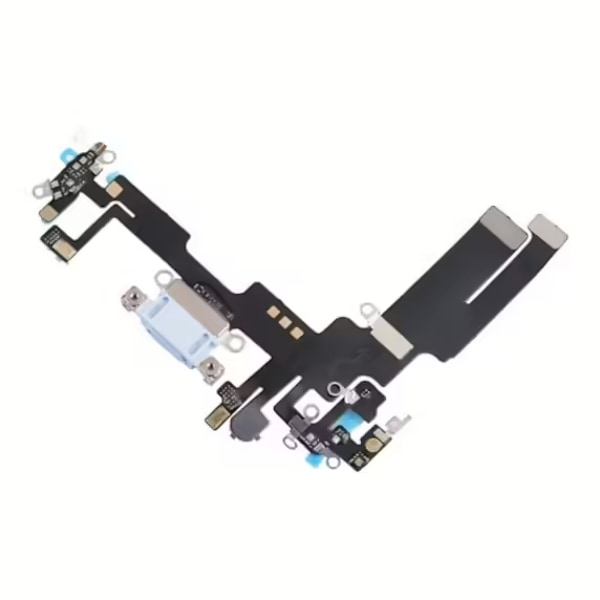 iPhone 14 Laddkontakt med Flexkabel Original - Blå