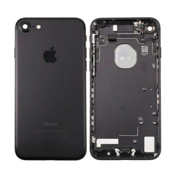 iPhone 7 Baksida Med Komplett Ram - Svart