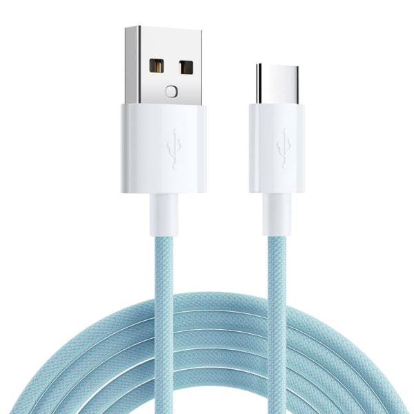 SiGN Boost USB-A till USB-C Kabel, 3A, 2m - Blå